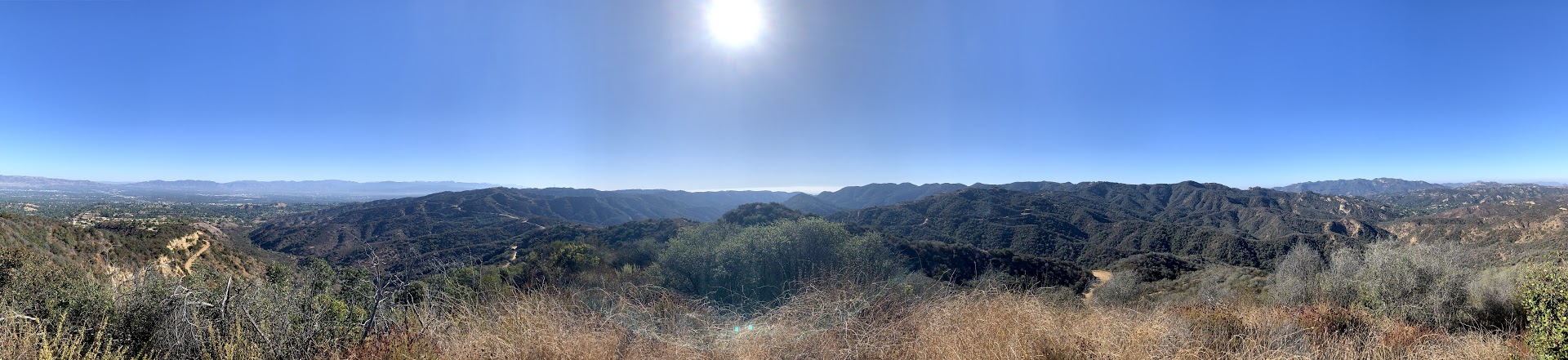 Los Angeles Trail panoramic view